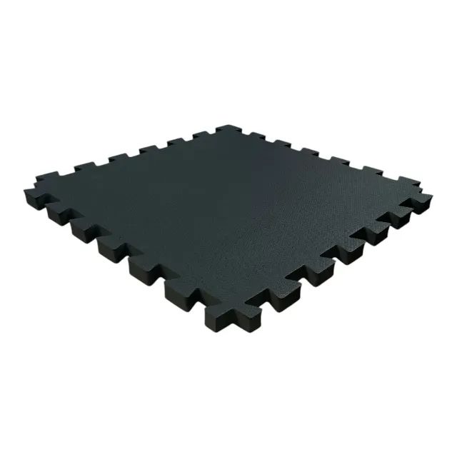 Kit 6 Tatames 1,00x1,00 30mm Economico Preto  - Foto 2