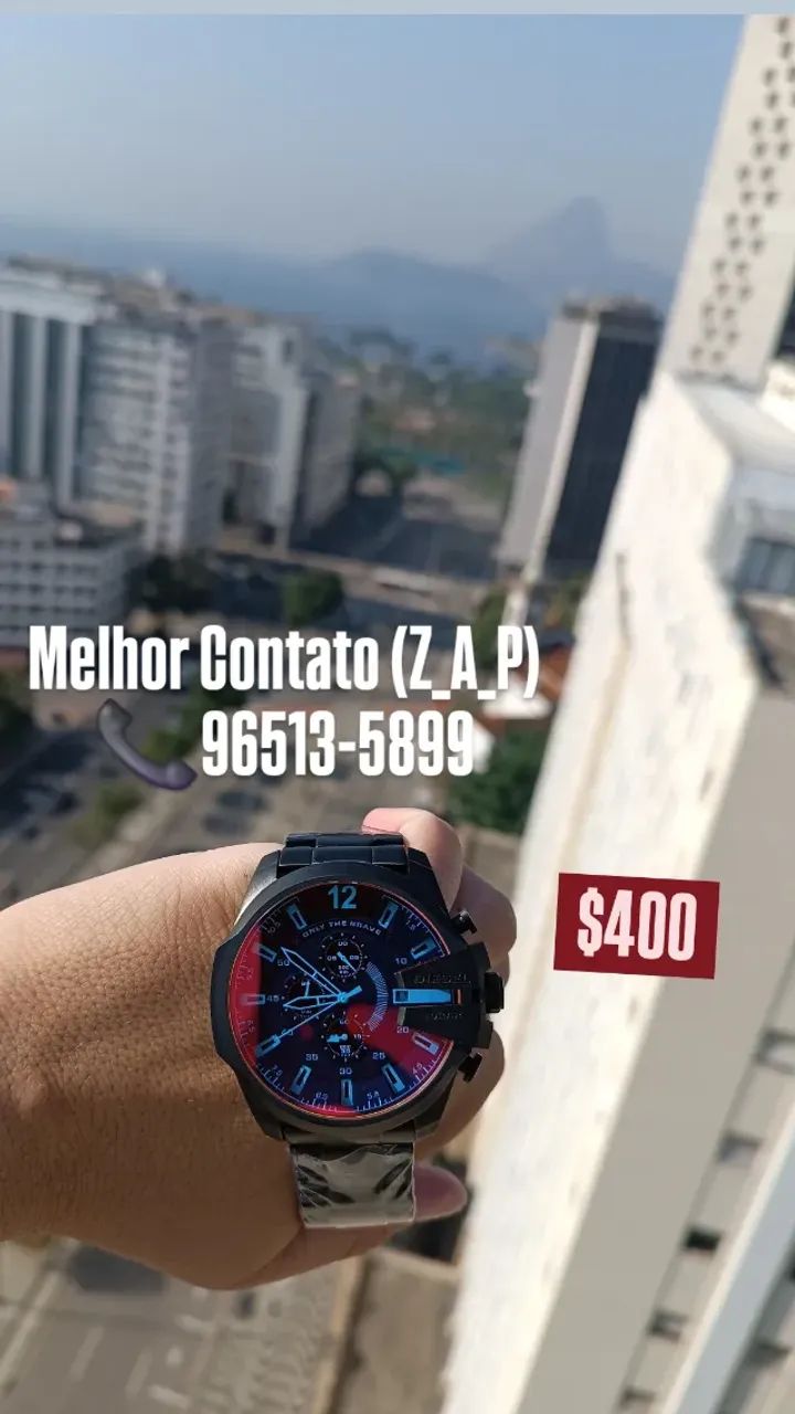 Relógio Diesel Camaleão Modelo 10 Bar Tradicional  - Foto 2
