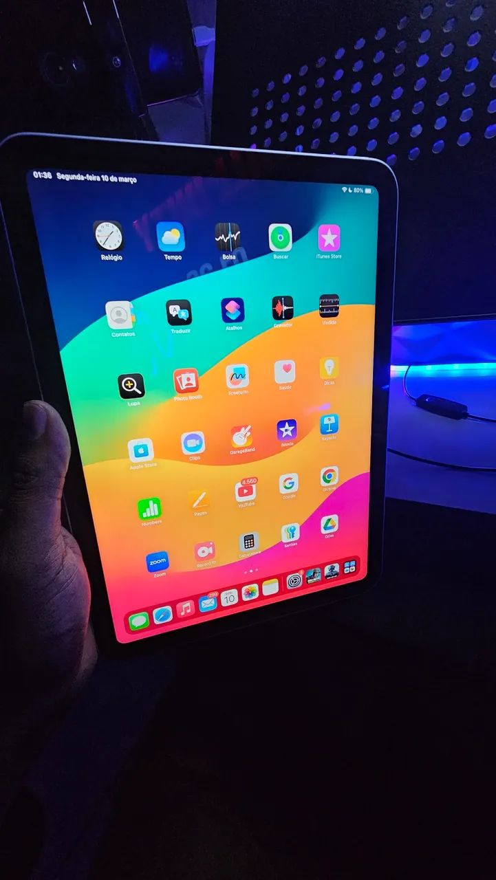 Ipad 10 256gb usado sem marcas - Foto 6