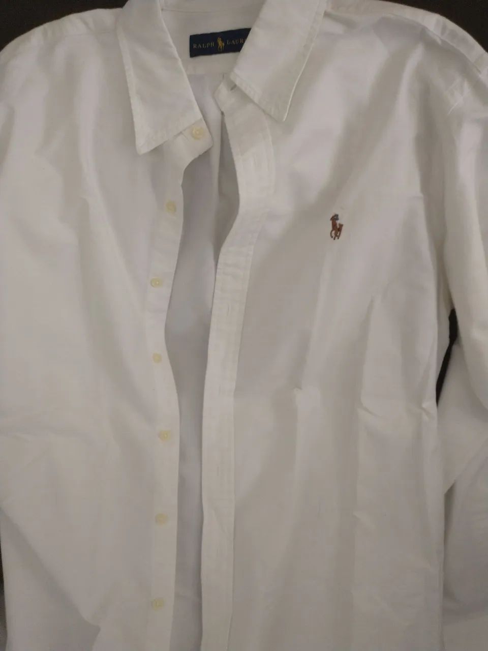 Camisa Ralph Lauren branca colored 