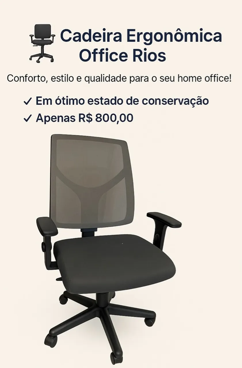 Cadeira Ergonômica Office Rios