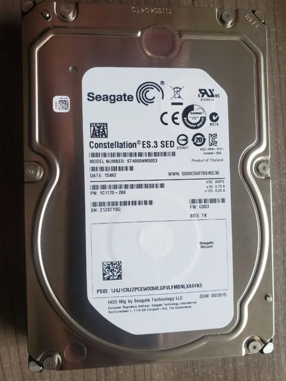 HD SEAGATE ST4000NM0053 500,00 - Foto 2