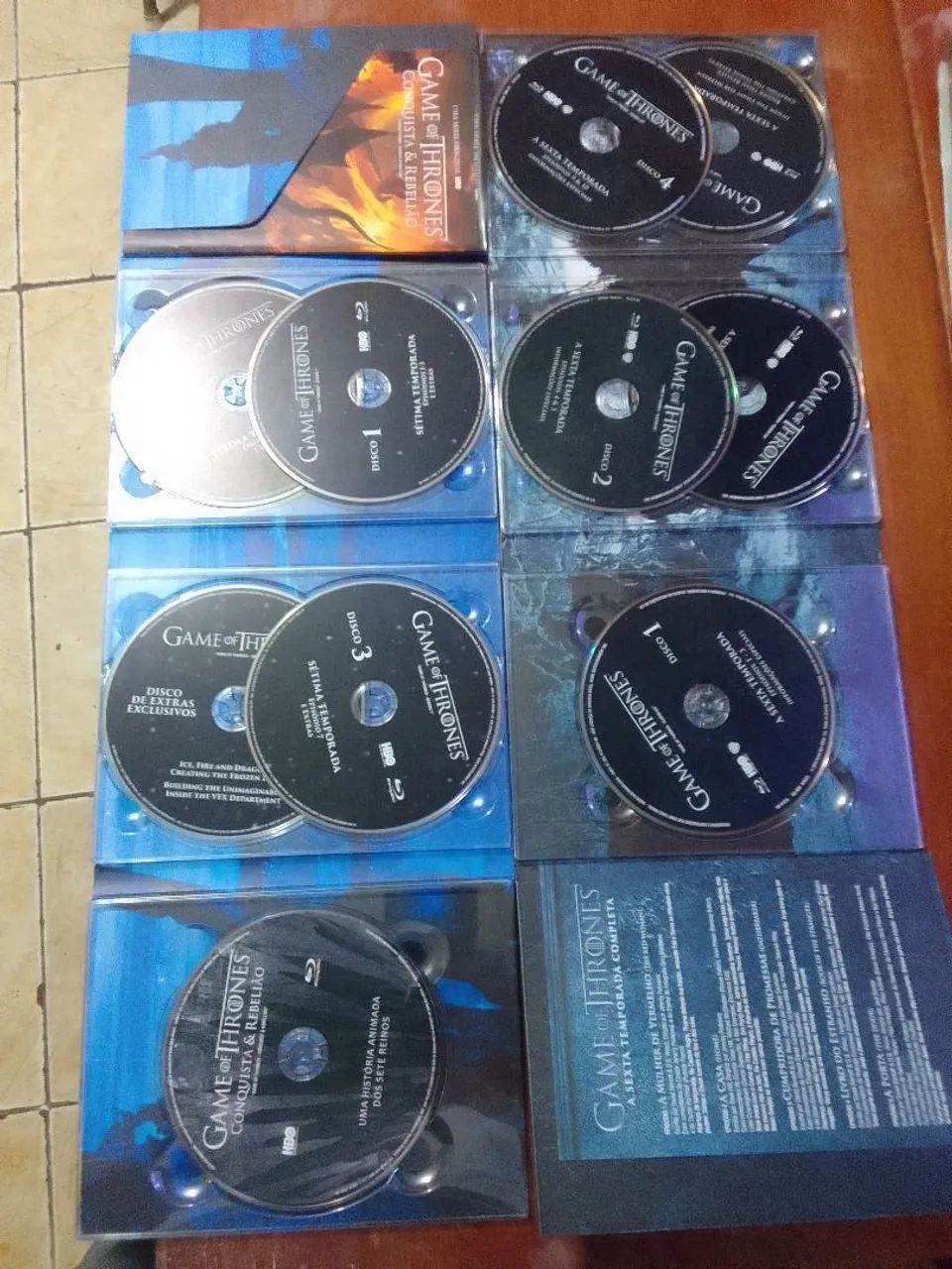 Game of Thrones - 1ª a 7ª Temporada Completa - Blu-ray para colecionador. - Foto 6