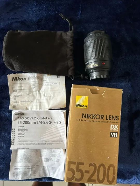 Lente Nikon 55-200mm