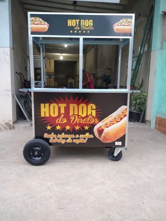 Carrocinha Cachorro Quente - Av Brasil Fábrica de Carrocinhas - Foto 4