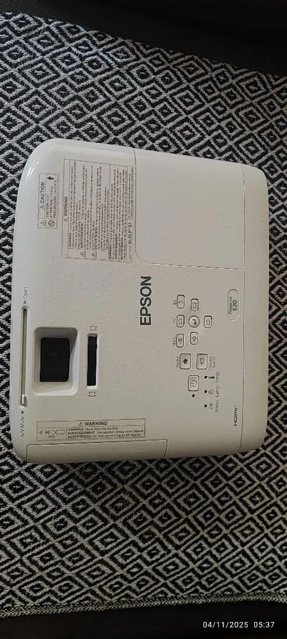 PROJETOR EPSON E20 - PROMOÇÃO 64289869240706120