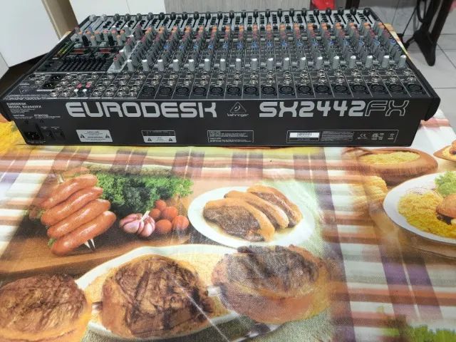 Mesa Console Behringer SX2442FX Eurodesk de mistura<br> - Foto 2