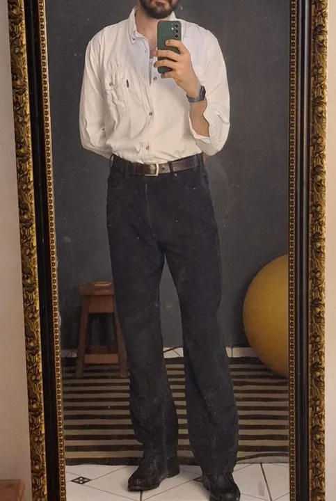 Calça Yves Saint Laurent Vintage com CGC