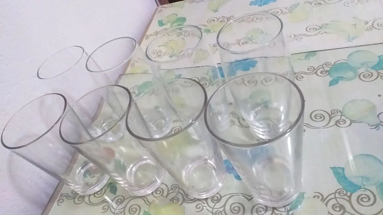 Copos de vidro grande  e copo de vidro com alça  - Foto 4