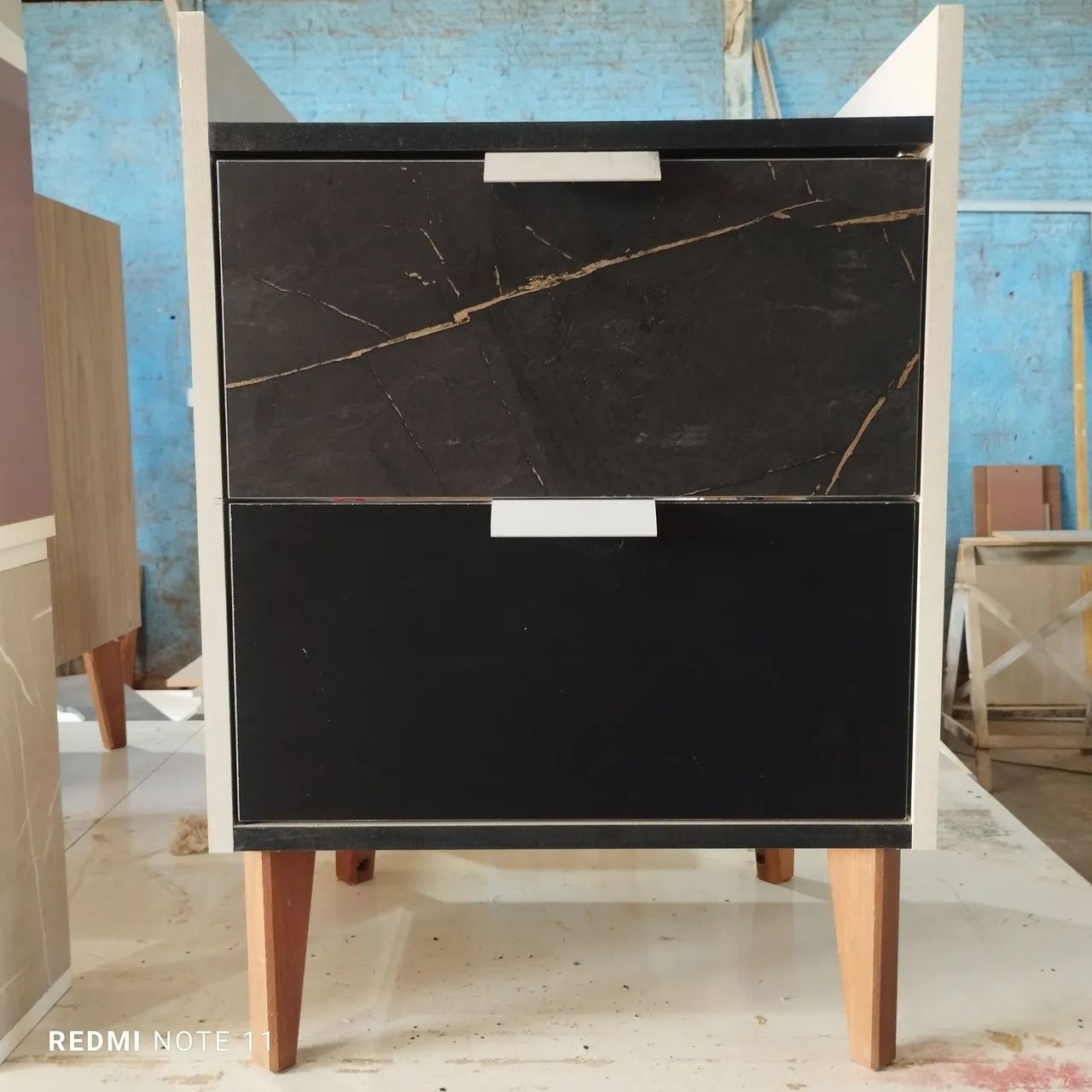 Penteadeira de Madeira com 2 Gavetas - Foto 4