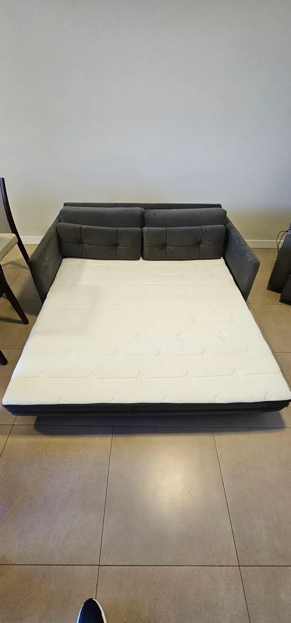 Sofá-Cama Anjos Colchões Seminovo - Foto 3