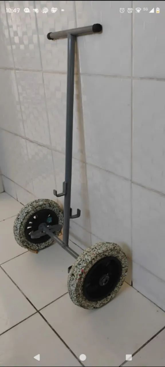 Carrinho para transporte de barril de chopp 