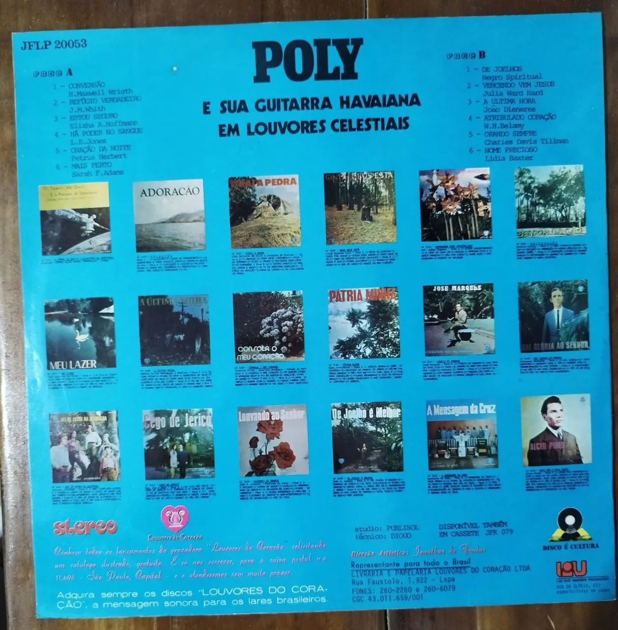 Disco de Vinil Poly - Louvores do Coração - Foto 2