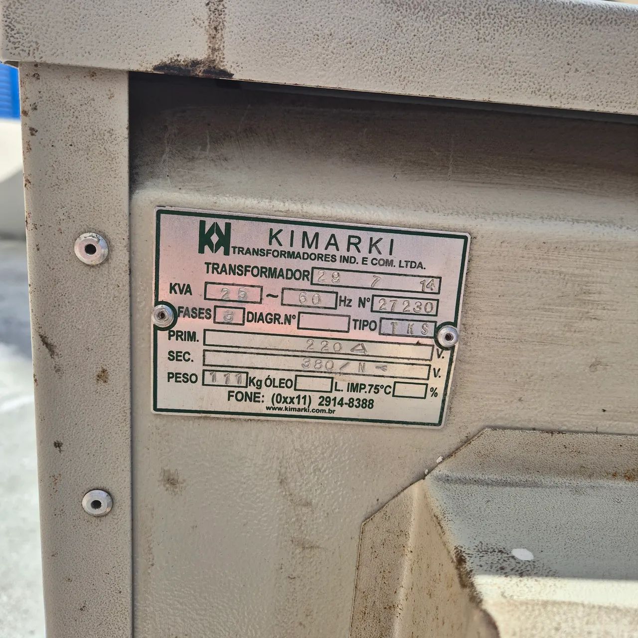 Transformador Isolado, Trifásico, 25 Kva, 220v, 380v, Dyn - Foto 4