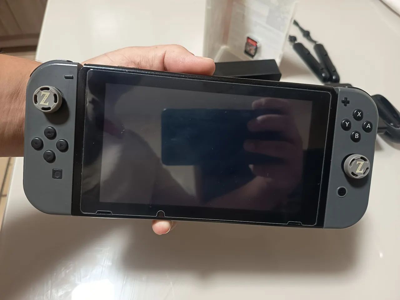 Nintendo Switch V2 + Mario kart  - Foto 2