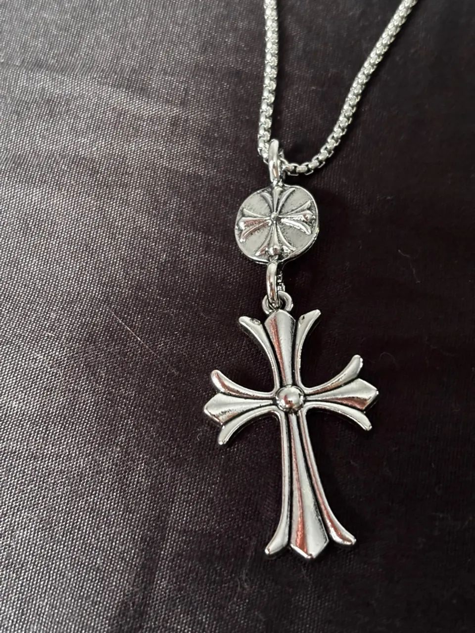 Colar chrome hearts 60cm