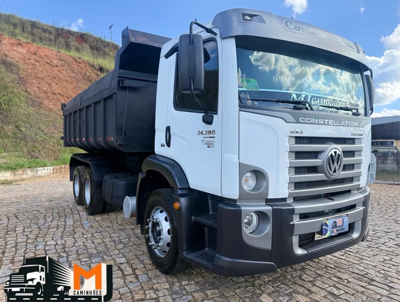 Caminhão VW Constellation 24.280 6x2 Caçamba