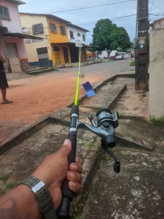 Conjunto de pesca completo 1.50mm a vara fibra de vidro. - Foto 4