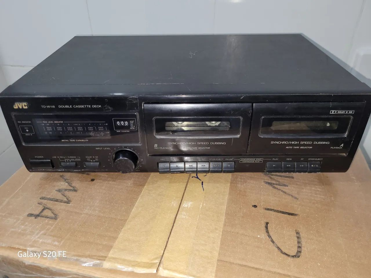 Tape deck JVC TD-W118 Double Cassette Deck, Tape JVC TD-W118 Duplo Deck JVC