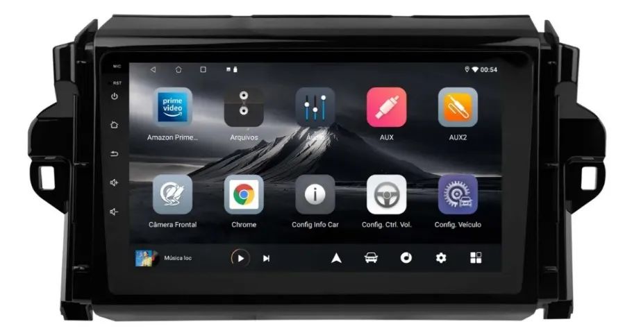 Central Multimídia Octacore 9pol. 4gb/64gb 4G Carplay/ A. Auto Sw4