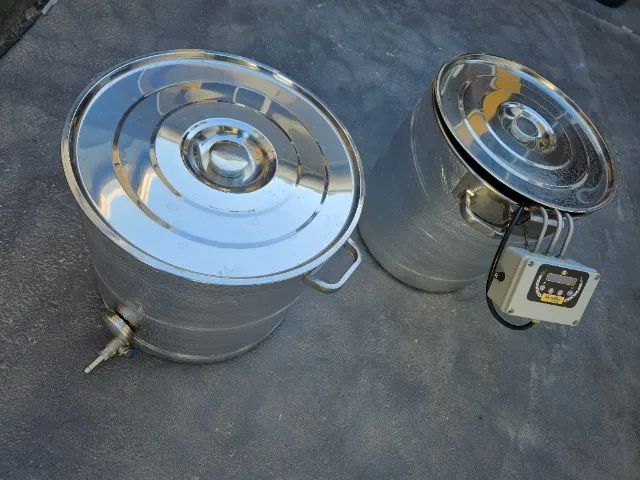 Panelas cervejeiras double vessel em inox