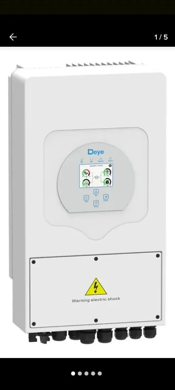 INVERSOR HÍBRIDO DEYE 5K US (127/220V) ON/OFF GRID [SG01LP1-US]
