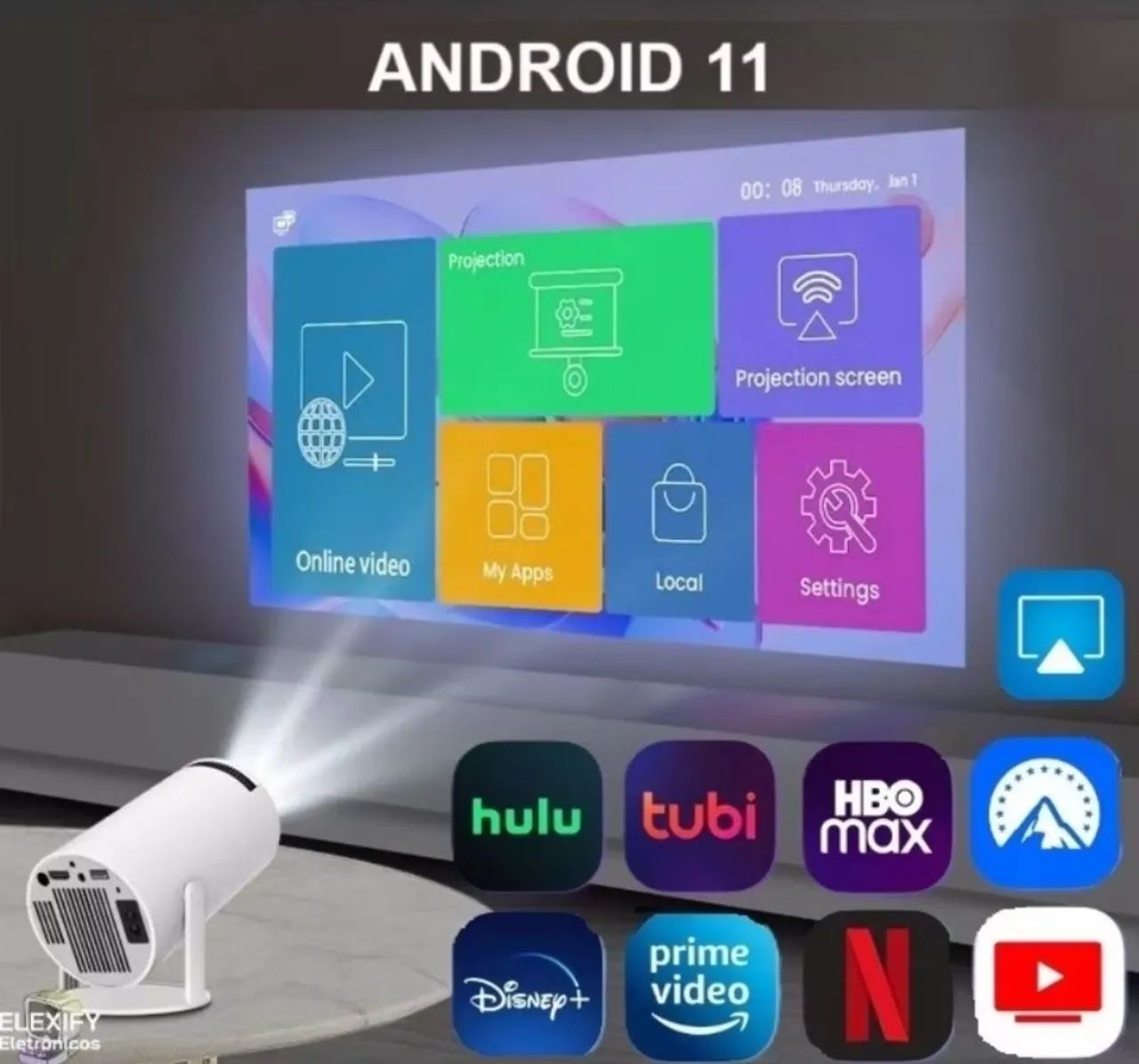 Projetor Portátil Magcubic - Alta Qualidade - Foto 4