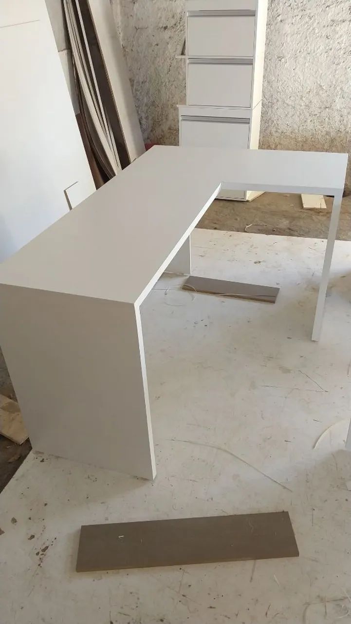 Mesa escrivaninha em L - Foto 5