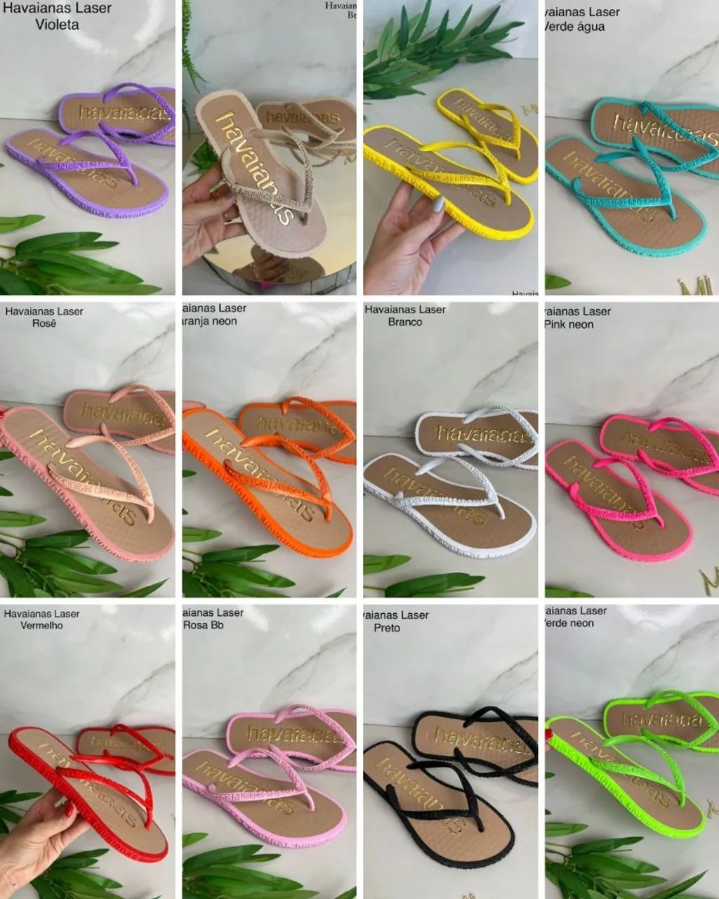 Havaianas Laser - Diversas Cores