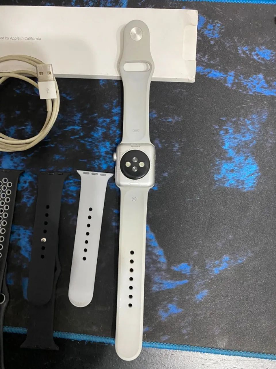 Apple Watch Series 3 Gps 38mm usado + 4 pulseiras - Foto 5