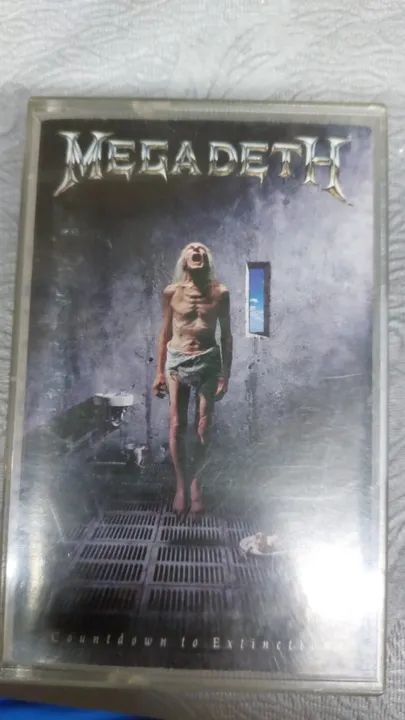 Fita K7 Megadeth - Countdown to Extinction - Importada