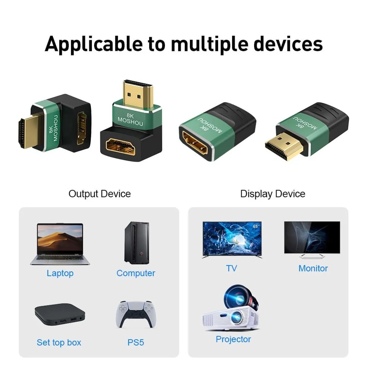 Adaptador HDMI 2.1 8K - Conexão de alta qualidade - Foto 3