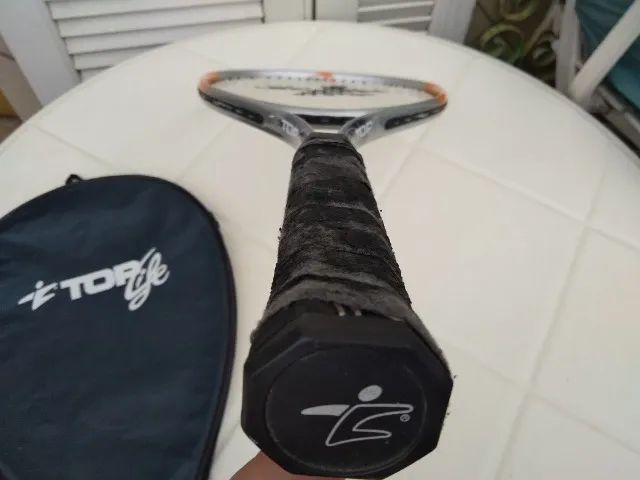 Raquete De Tênis Top Life Power Com Capa e Antivibrador - Foto 4