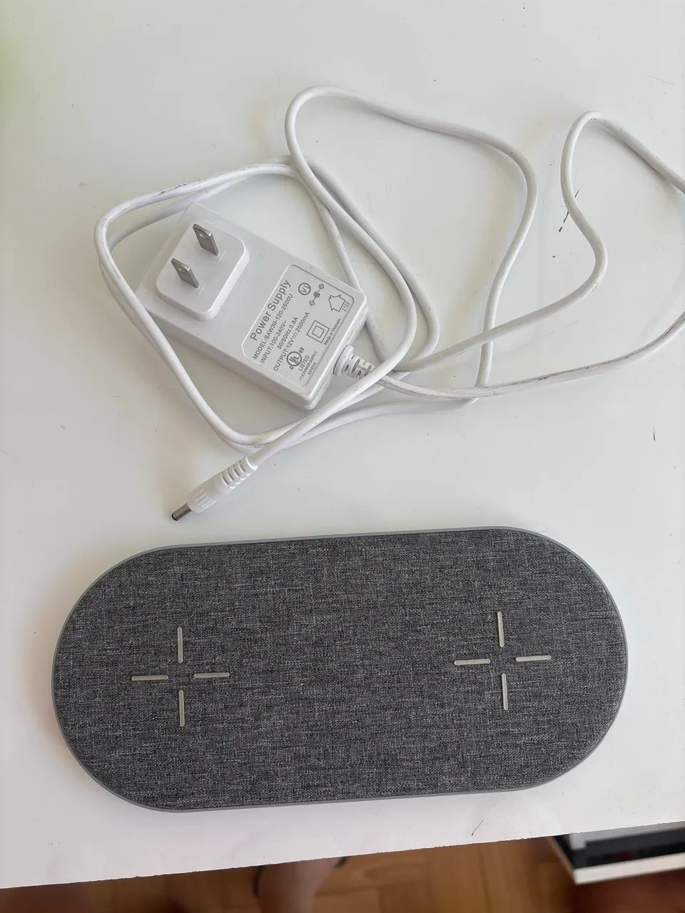 base de carregamento sem fio dupla (wireless charger)