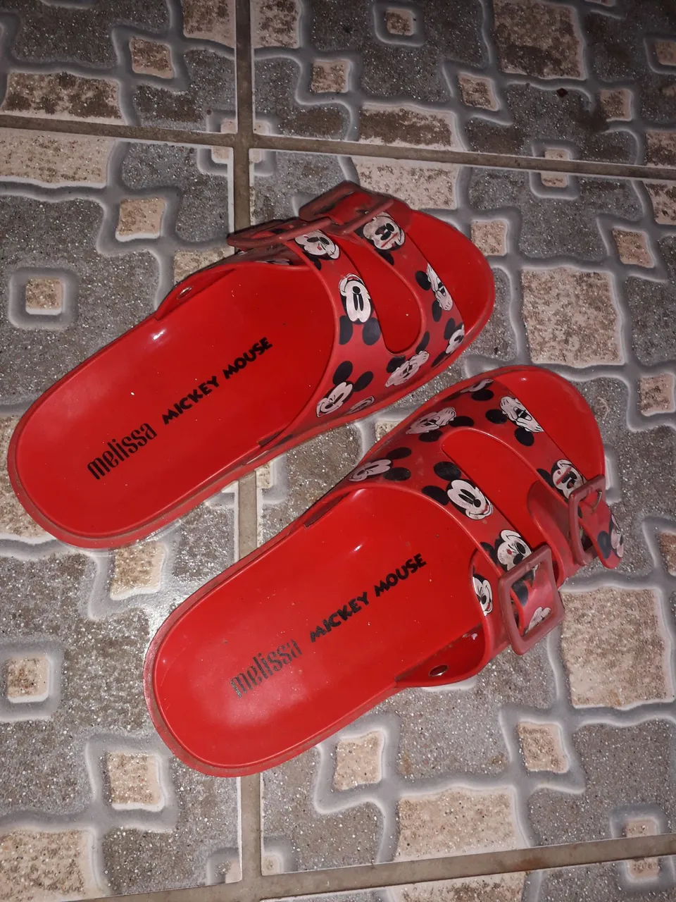 Sandália Melissa Mickey Mouse Vermelha