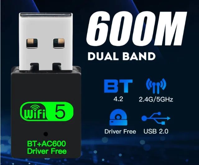 Adaptador Wifi e Bluetooth