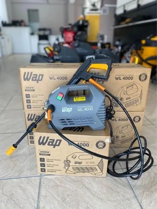 Lavadora de alta pressão 1950Psi e motor a indução de 2000W Uso profissional - Wap(Loja) - Foto 4
