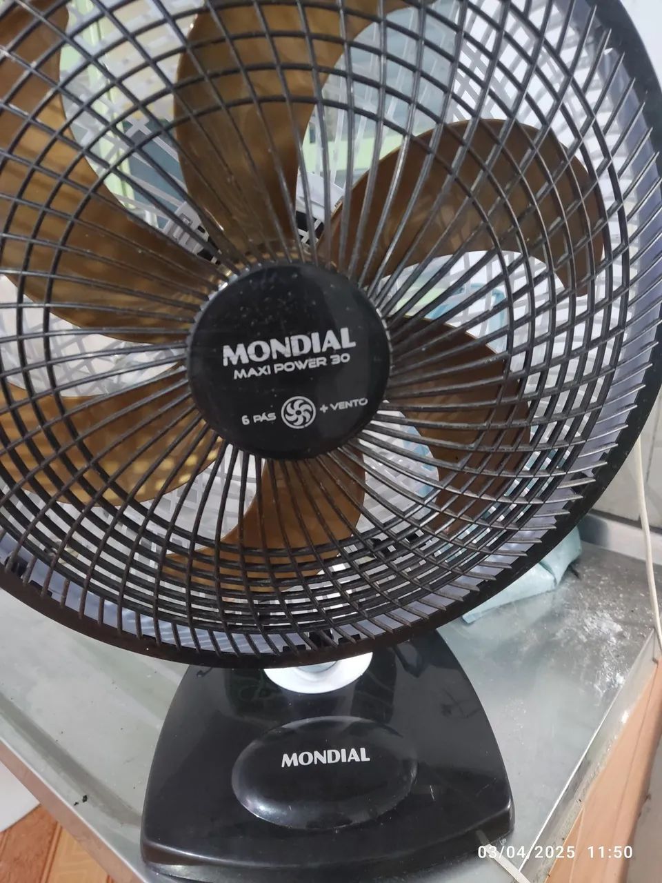 Ventilador de Mesa Mondial 110 volts forte 30 centímetros Votorantim  - Foto 5