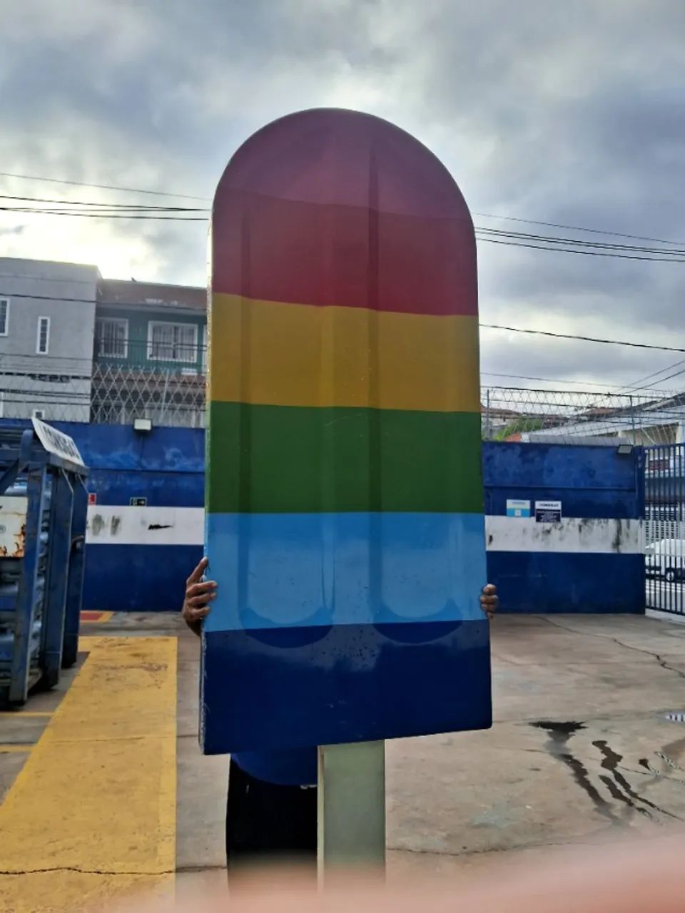 Picolé de fibra gigante 