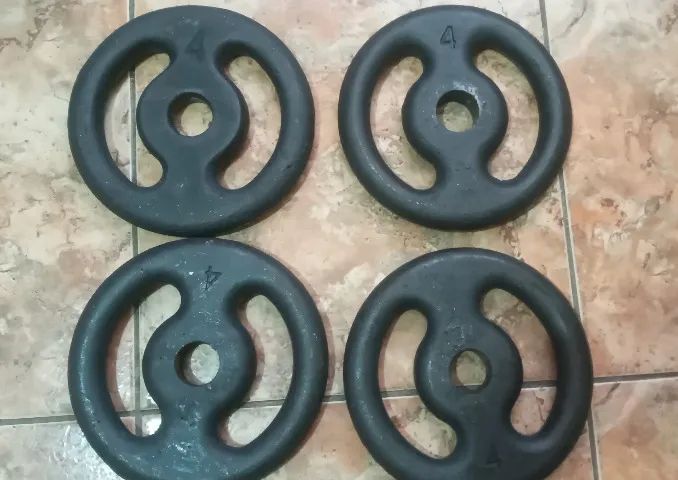 28 kg de anilhas - Foto 5