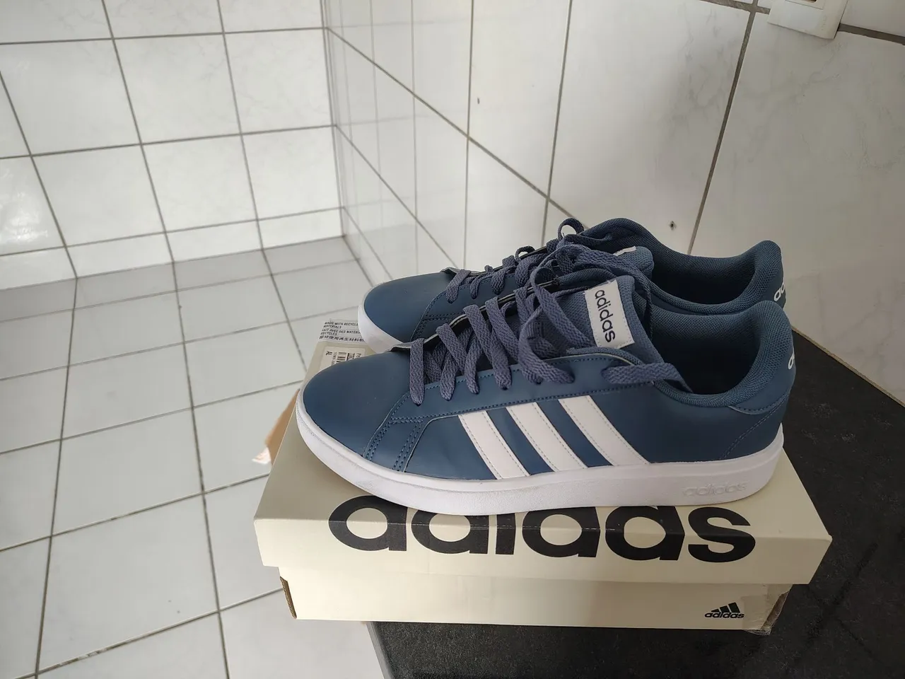 Adidas Grand Court Azul - Novo! Original