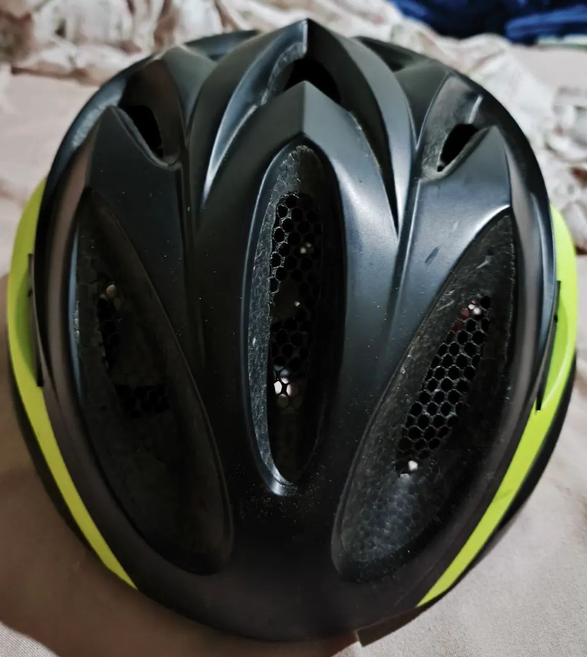Capacete Highone verde limão - Foto 5