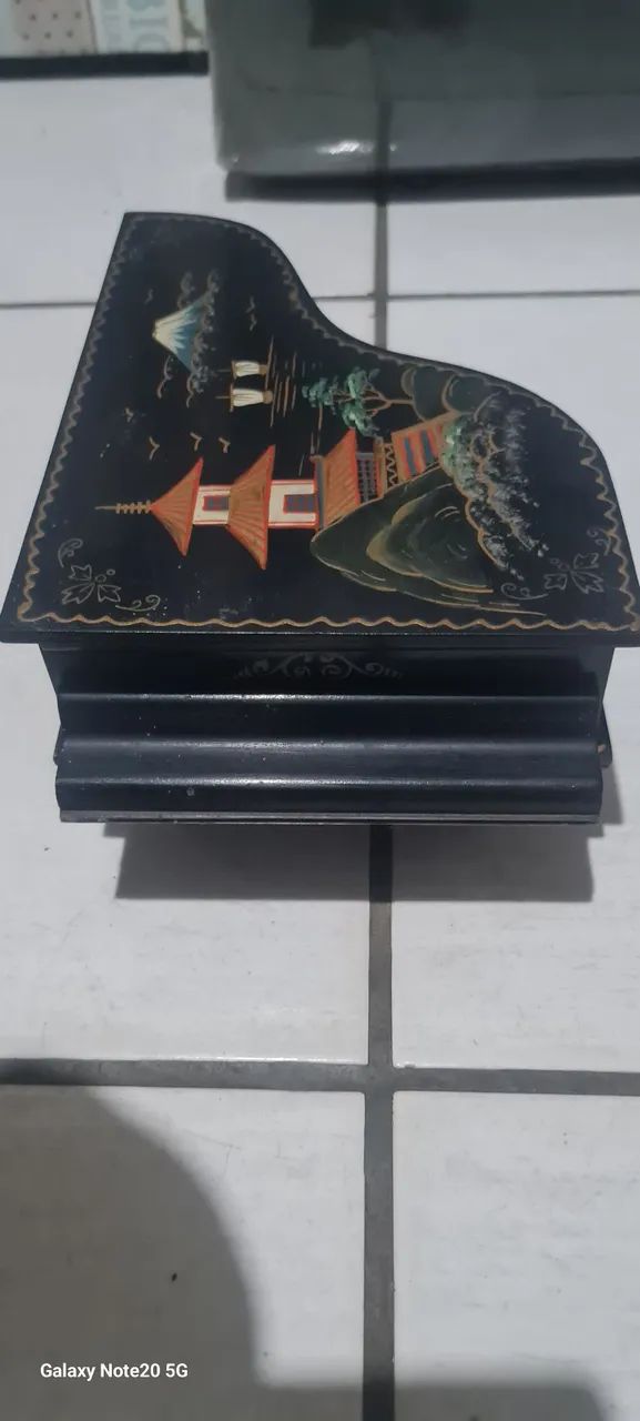 Caixa de porta joias antiga japonesa  - Foto 3