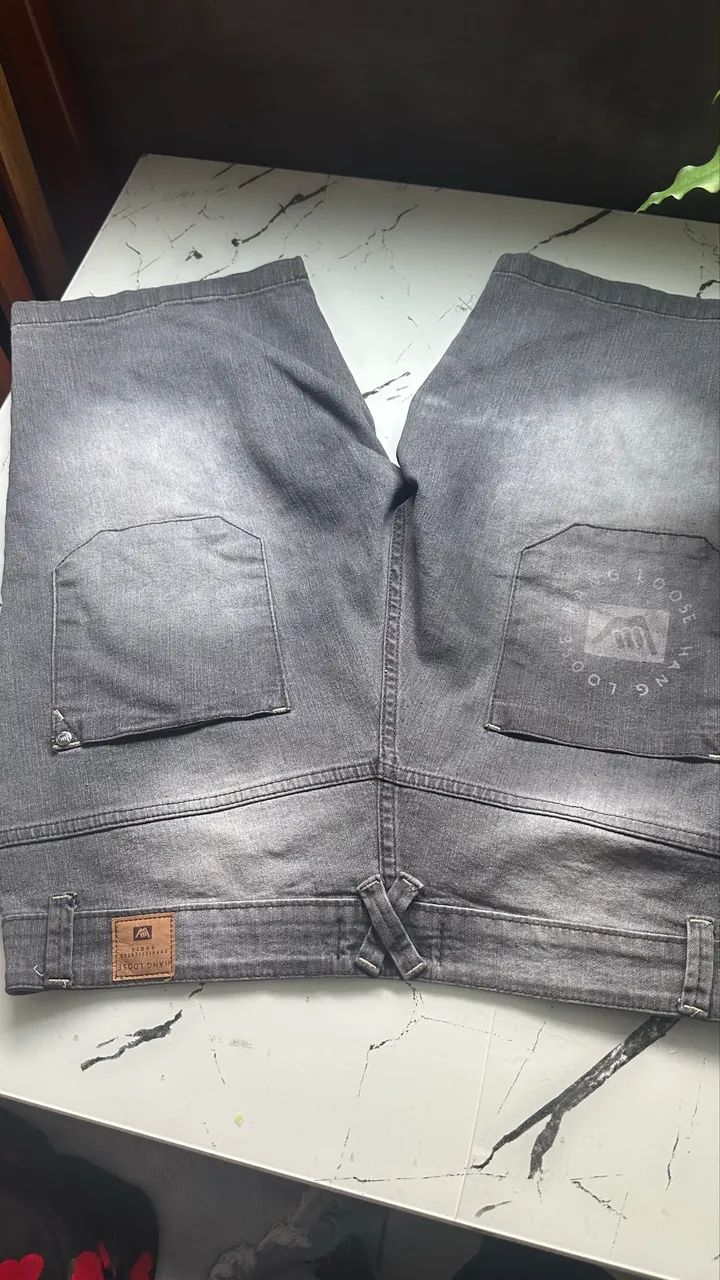Bermuda jeans masculina marca Hang louse  - Foto 5