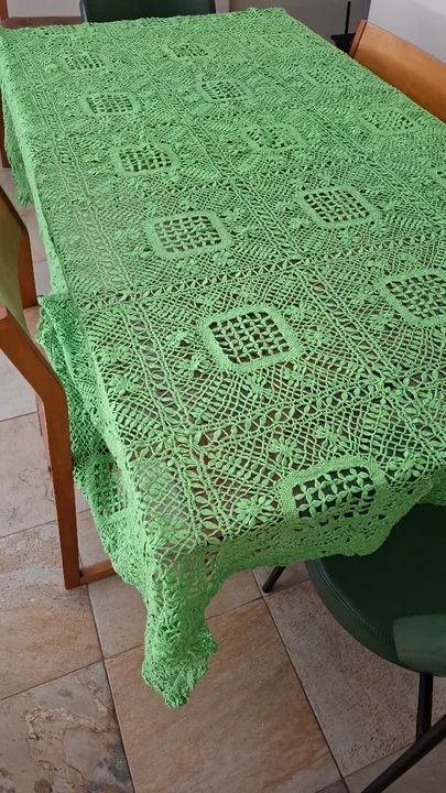 Toalha ou Colcha de Bilro, Artesanal Feita à Mão.  Lindíssima!