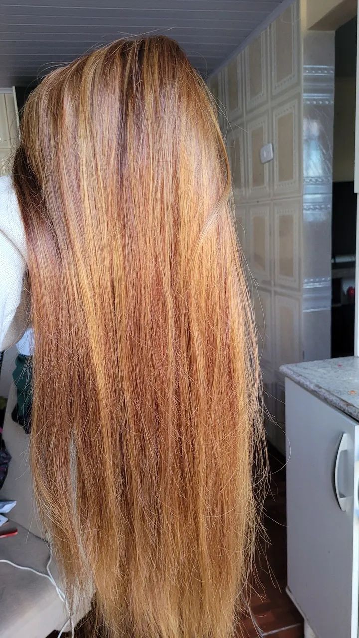 Peruca tipo cabelo humano  - Foto 3