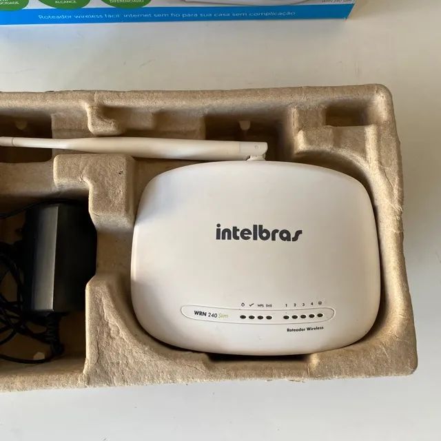 Cod129 Roteador Wireless Wrn 240 Slim Intelbras Internet conexão oportunidade - Foto 3