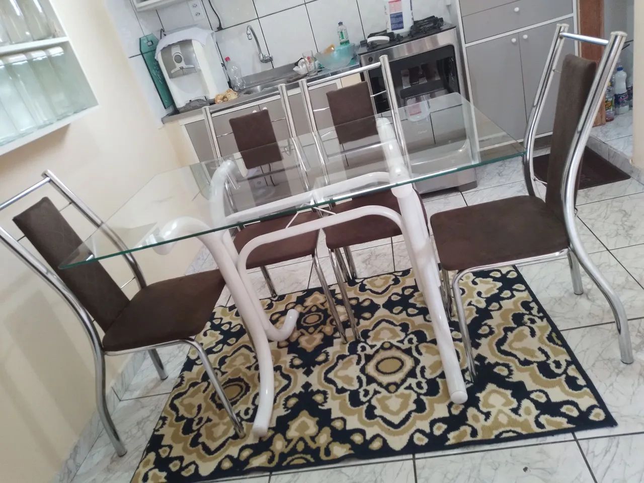 MESA COM 4/CADEIRAS!!!!!! - Foto 5