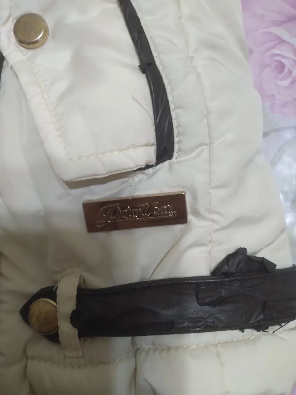 Colete feminino com capuz ,forrado pele polower - Foto 3
