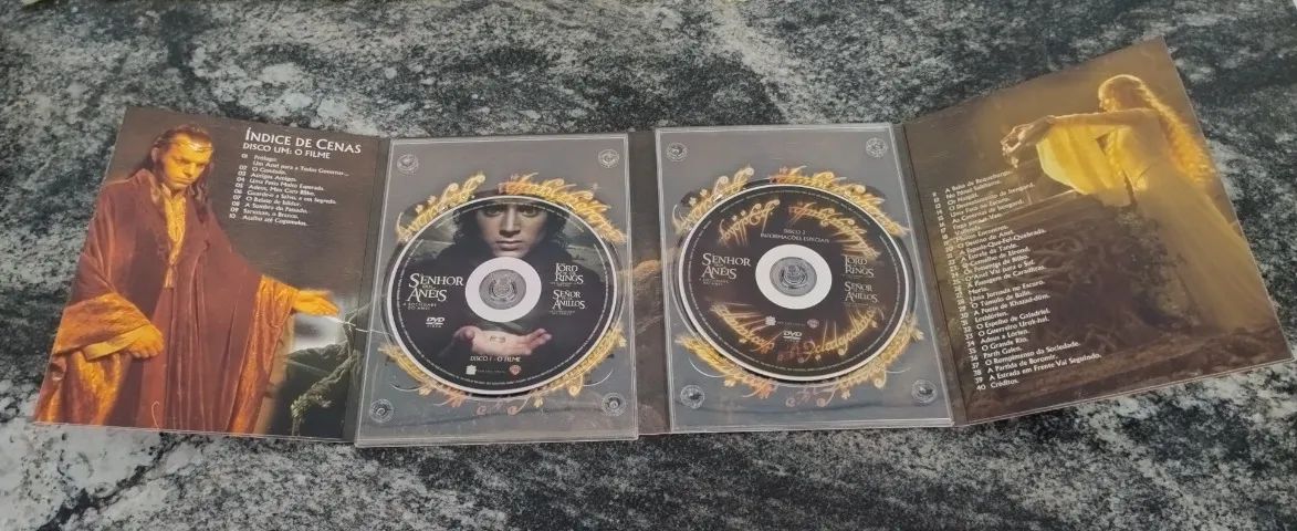 DVD O Senhor dos Anéis -  A Sociedade do Anel ( versão Widescreen ) - Foto 2
